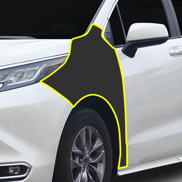 Fits Toyota Sienna 2021+ Precut Premium Gloss Black Carbon Fiber Fender Paint Protection Film PPF Decal Film Kit