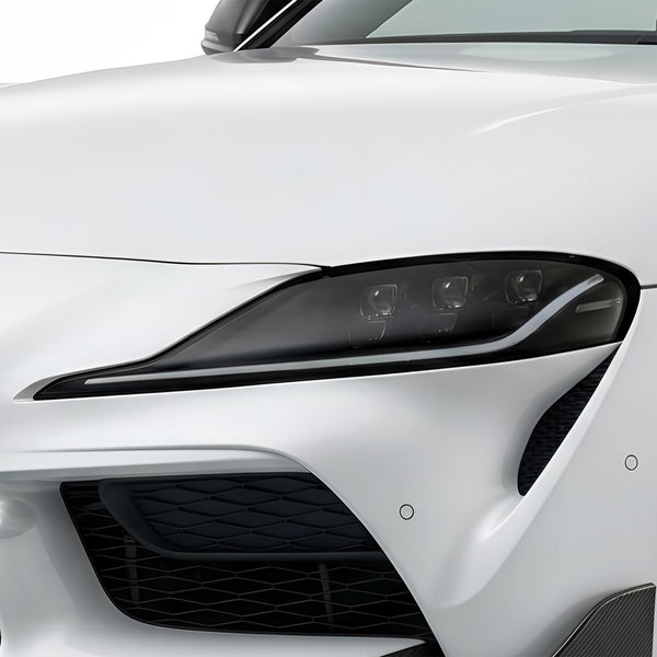 Toyota Supra 2020–2026 Dark Smoke Headlight & Taillight Tint Kit – Precut Vinyl Lens Overlays