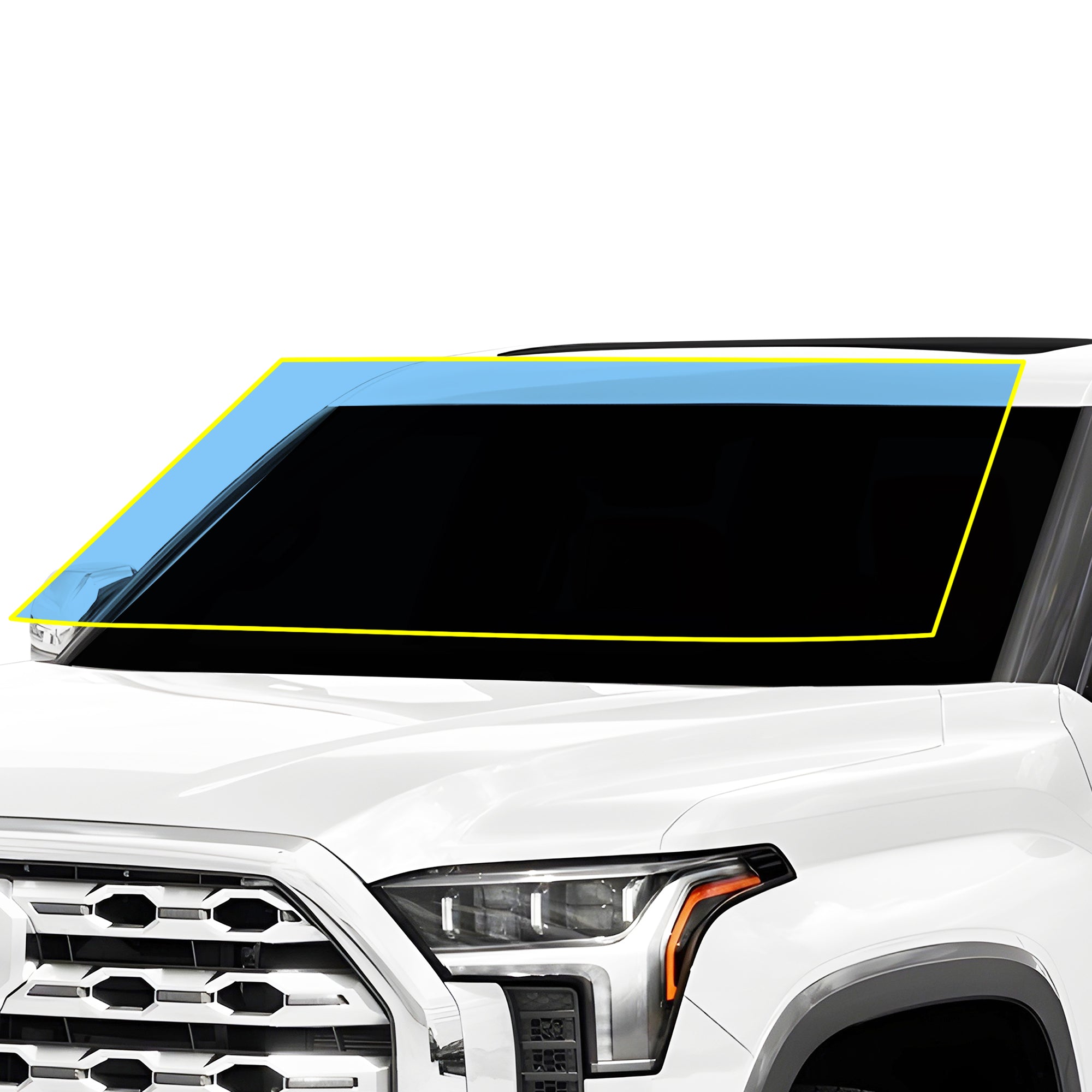 For Toyota Tundra 2022+ Precut Front Rear Windshield Premium Protection Self Healing Film Kit - Bogar Tech Designs