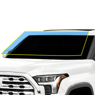 For Toyota Tundra 2022+ Precut Front Rear Windshield Premium Protection Self Healing Film Kit