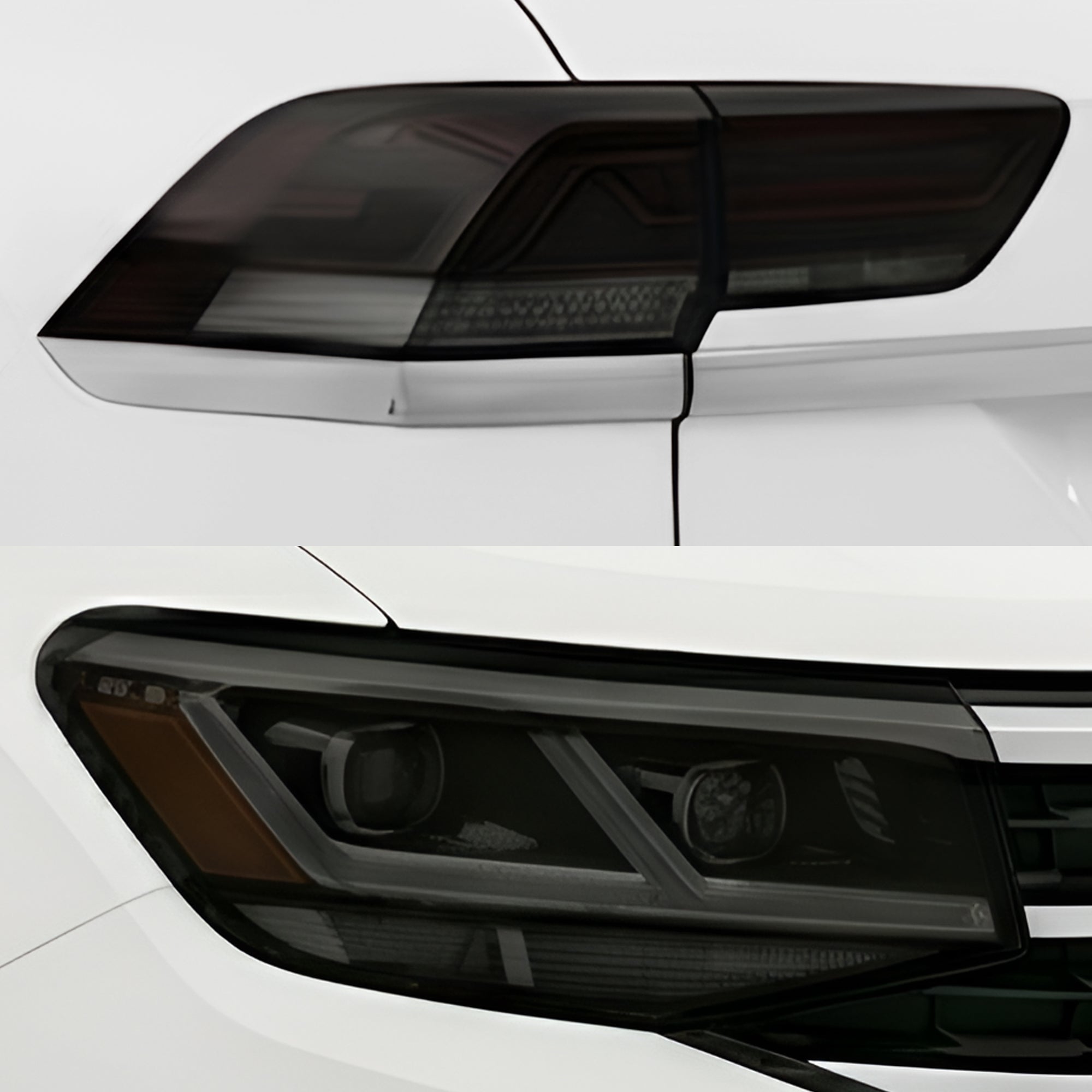 Volkswagen Atlas Cross Sport 2020–2023 Dark Smoke Headlight & Taillight Tint Kit – Precut Vinyl Lens Overlays