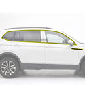 Volkswagen Tiguan 2018-2024 Blackout Chrome Delete Kit - Precut Gloss Black Vinyl Overlays