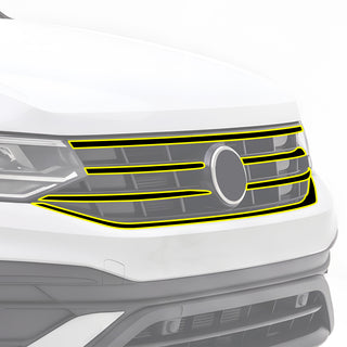 Volkswagen Tiguan 2018-2024 Blackout Chrome Delete Kit - Precut Gloss Black Vinyl Overlays
