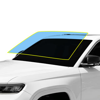 Main 2016 2021 jeep grand cherokee front windshield clear bra ppf