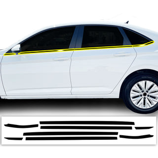 Main 2019 2023 volkswagen jetta side window chrome delete gloss black 38843d2a 567f 4a30 a0b4 f98494ae1631