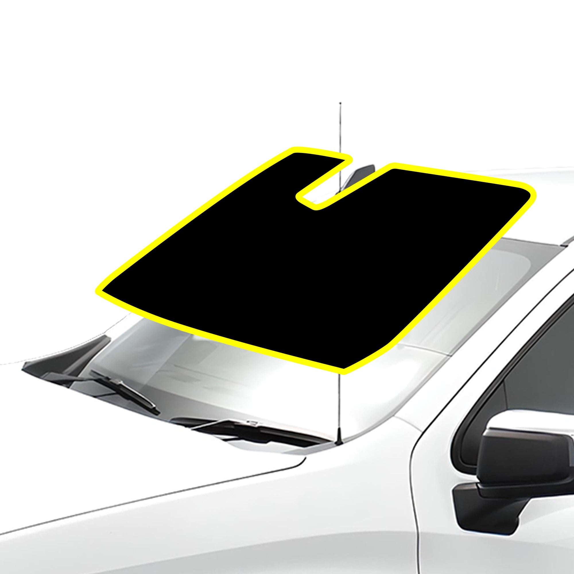 Chevy Silverado Crew Cab 2019–2024 Full Windows + Windshield Ceramic Window Tint Kit – Precut (Heat Rejection)