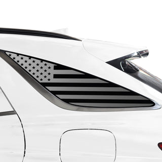 Main 2022 2024 genesis gv70 quarter window decal american flag matte black