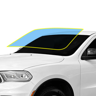 Main dodge durango 2014 2024 front windshield clear bra ppf