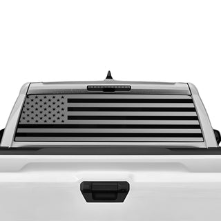 Main image 2024 toyota tacoma rear american flag