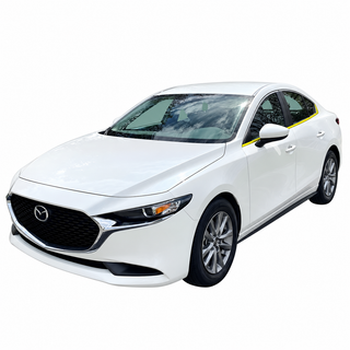 Mazda 3 2019-2026 Blackout Chrome Delete Kit - Precut Gloss Black Vinyl Overlays