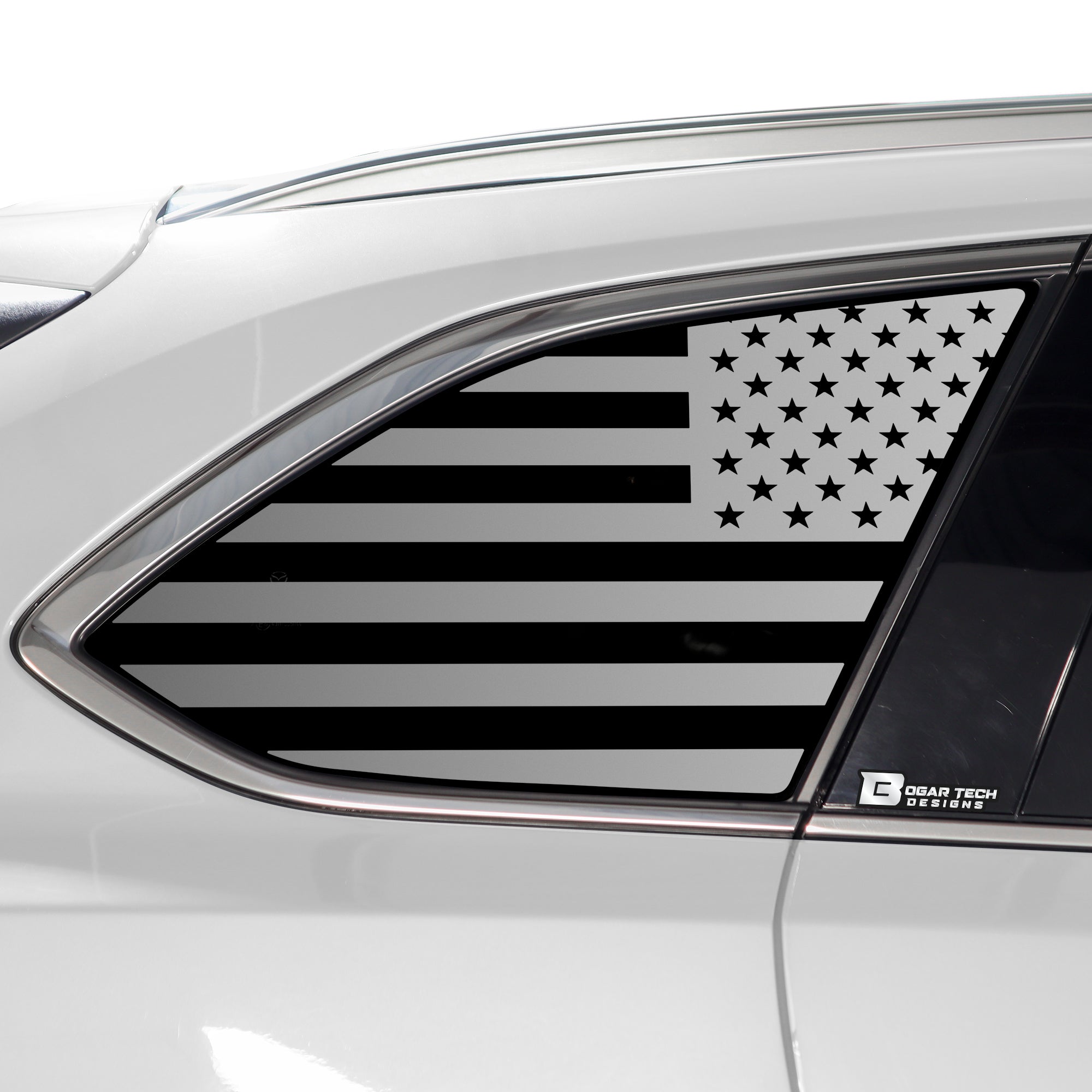 American Flag Rear Quarter Window Vinyl Decal Stickers Fits Mazda CX-9 ...