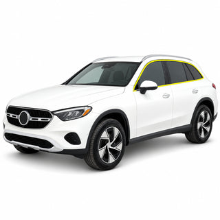 Mercedes-Benz GLC 2023-2026 Blackout Chrome Delete Kit - Precut Gloss Black Vinyl Overlays