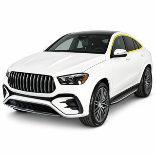 Mercedes Benz GLE Coupe 2021-2026 Blackout Chrome Delete Kit - Precut Gloss Black Vinyl Overlays