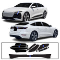 Audi A6 S6 e-tron 2025-2027 Dark Smoke Headlight & Taillight Tint Kit – Precut Vinyl Lens Overlays Film