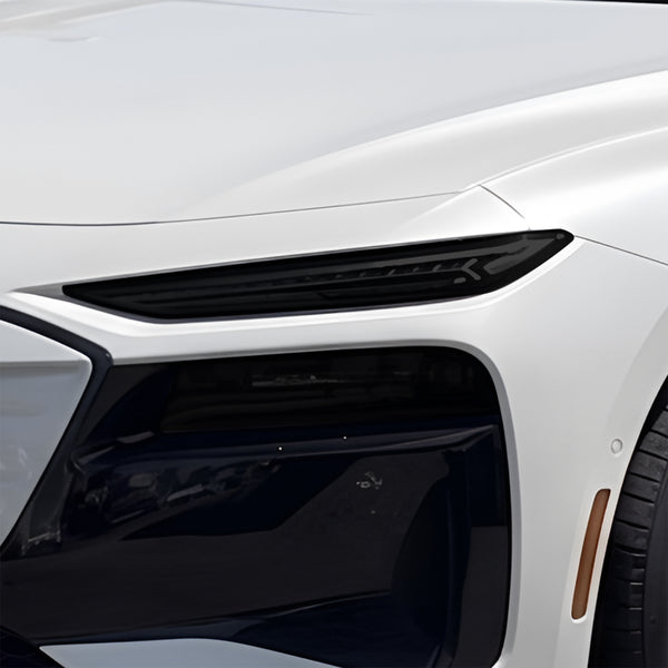 Audi A6 S6 e-tron 2025-2027 Dark Smoke Headlight & Taillight Tint Kit – Precut Vinyl Lens Overlays Film