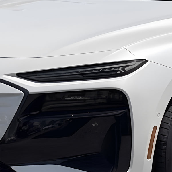 Audi A6 S6 e-tron 2025-2027 Dark Smoke Headlight & Taillight Tint Kit – Precut Vinyl Lens Overlays Film
