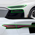 Audi A6 S6 e-tron 2025-2027 Dark Smoke Headlight & Taillight Tint Kit – Precut Vinyl Lens Overlays Film