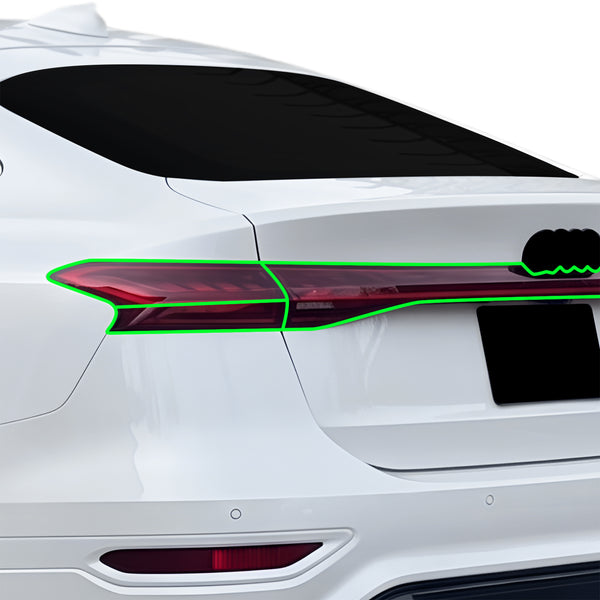Audi A6 S6 e-tron 2025-2027 Dark Smoke Headlight & Taillight Tint Kit – Precut Vinyl Lens Overlays Film