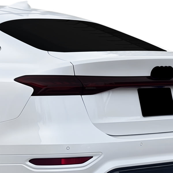 Audi A6 S6 e-tron 2025-2027 Dark Smoke Headlight & Taillight Tint Kit – Precut Vinyl Lens Overlays Film