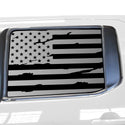 Side Window American Flag Vinyl Decal Stickers Fits Nissan Frontier Crew Cab 2022-2025