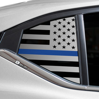 Buy thin-blue-line Quarter Window American Flag Vinyl Decal Stickers Fits Nissan Sentra 2020-2024