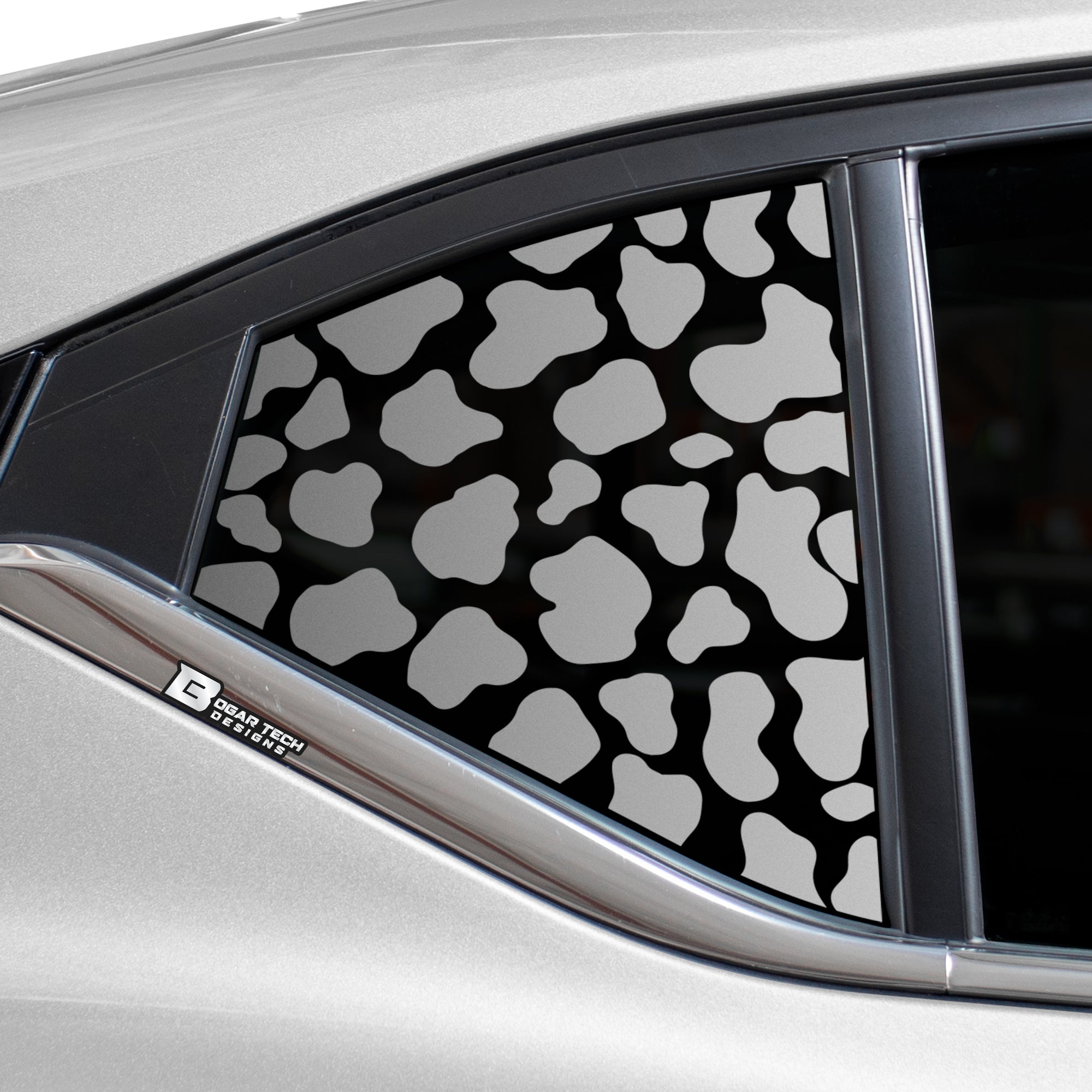 Animal Leopard Cheetah Cow Window Vinyl Decal Stickers Fits Nissan Sentra 2020 - 2024 - Bogar Tech Designs