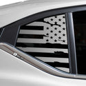 Quarter Window American Flag Vinyl Decal Stickers Fits Nissan Sentra 2020-2024