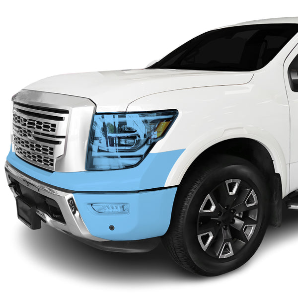 Fits Nissan Titan (Pro-4X & Platinum) 2020+ Precut Premium Paint Protection Film Clear Bra PPF Decal Film Kit Cover