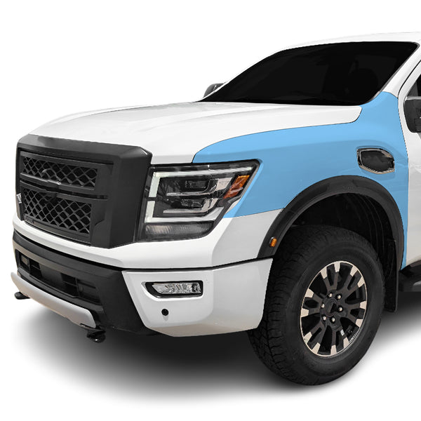 Fits Nissan Titan (XD Pro-4X & Platinum) 2020+ Precut Premium Paint Protection Film Clear Bra PPF Decal Film Kit Cover