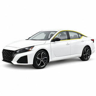 Nissan Altima 2019-2026 Window Trim Blackout Chrome Delete Kit - Precut Gloss Black Vinyl Overlays
