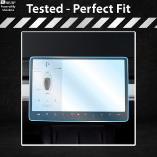 For Tesla Model X 2021-2024 Scratch Resistant Shatter Proof Infotainment Clear Screen Protection Film