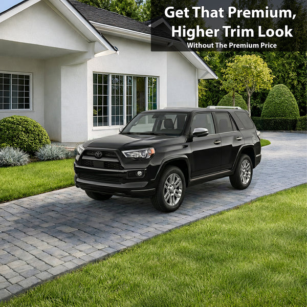 Toyota 4Runner 2014-2024 Blackout Chrome Delete Kit - Precut Gloss Black Vinyl Overlays