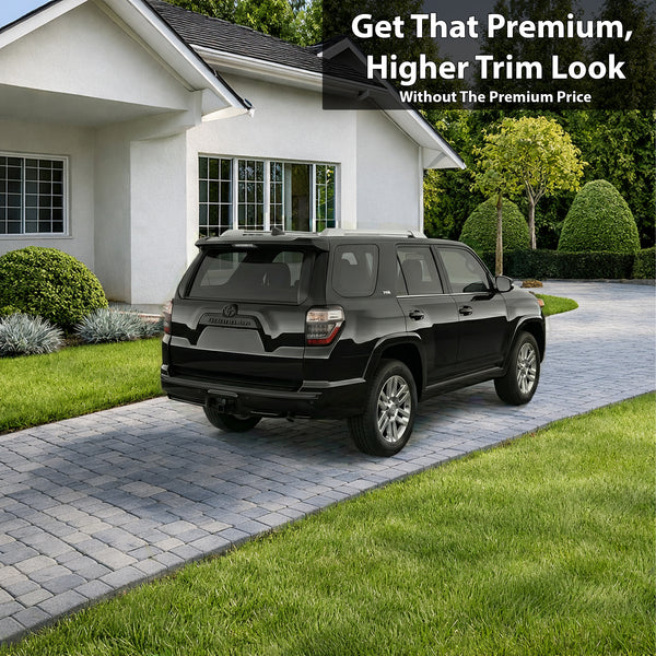 Toyota 4Runner 2014-2024 Blackout Chrome Delete Kit - Precut Gloss Black Vinyl Overlays