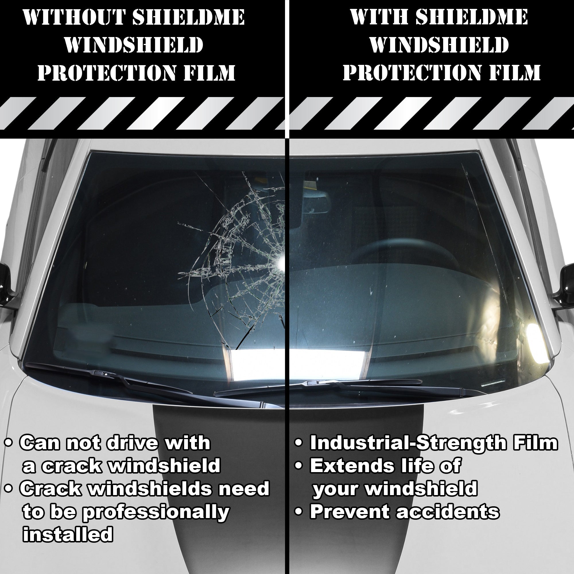 For KIA EV6 2022+ Precut Front Rear Windshield Premium Protection Self Healing Film Kit - Bogar Tech Designs
