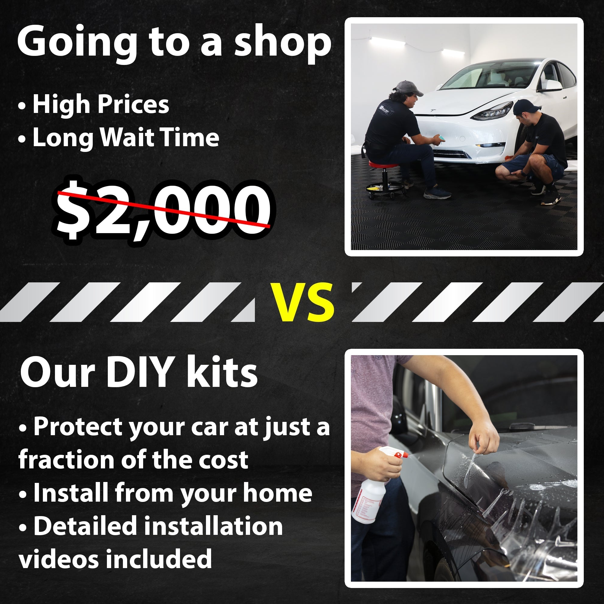 Precut Premium Paint Protection Film Clear Bra PPF Decal Film Kit Cover Fits Jeep Compass 2021 - 2024 - Bogar Tech Designs