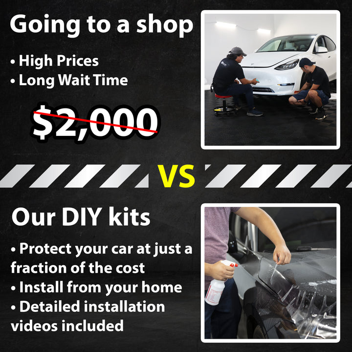 Computer Custom Precut Paint Protection Film Clear Bra PPF Decal Film Kit - Bogar Tech Designs