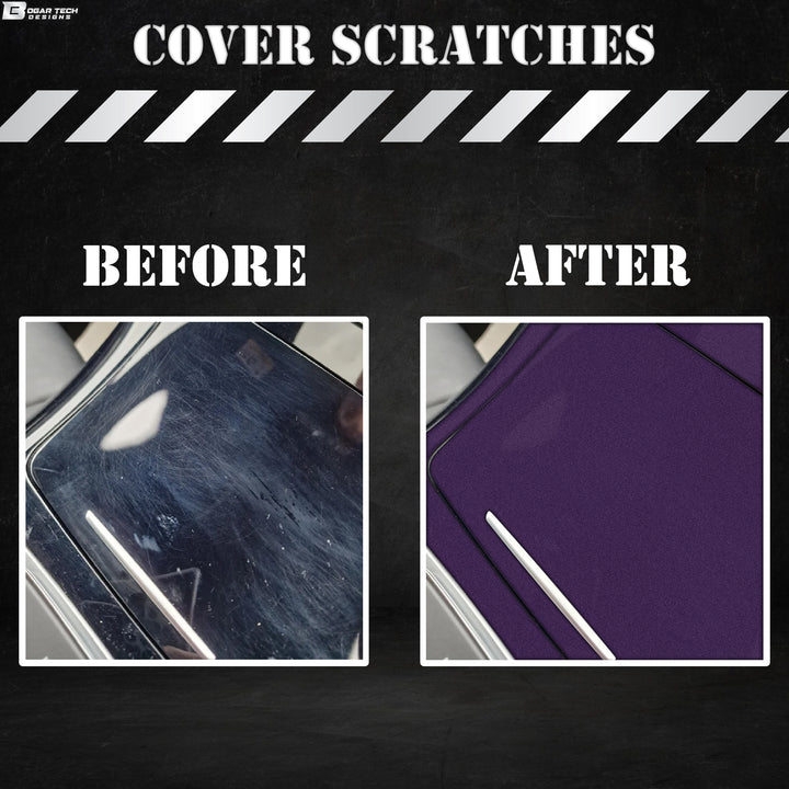 ShieldMe PREMIUM Velvet Fabric Upholstery Automotive Wrap Film Sheet For Dashboard Door Panel Trim Center Console Roof Headliner - Bogar Tech Designs