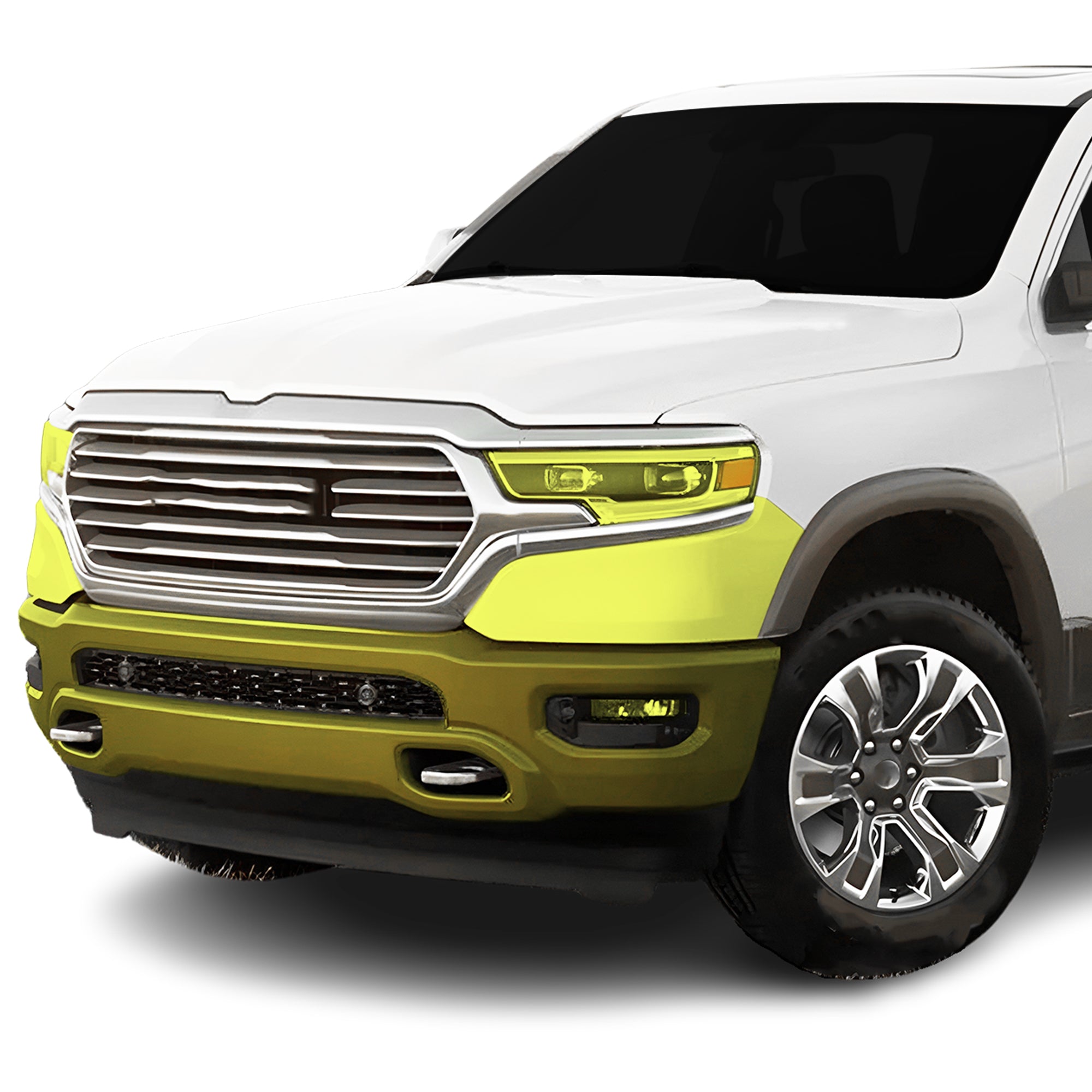 Fits Ram 1500 (Laramie & Limited Longhorn & Limited) 2019+ Precut Premium Paint Protection Film Clear Bra PPF Decal Film Kit Cover - Bogar Tech Designs