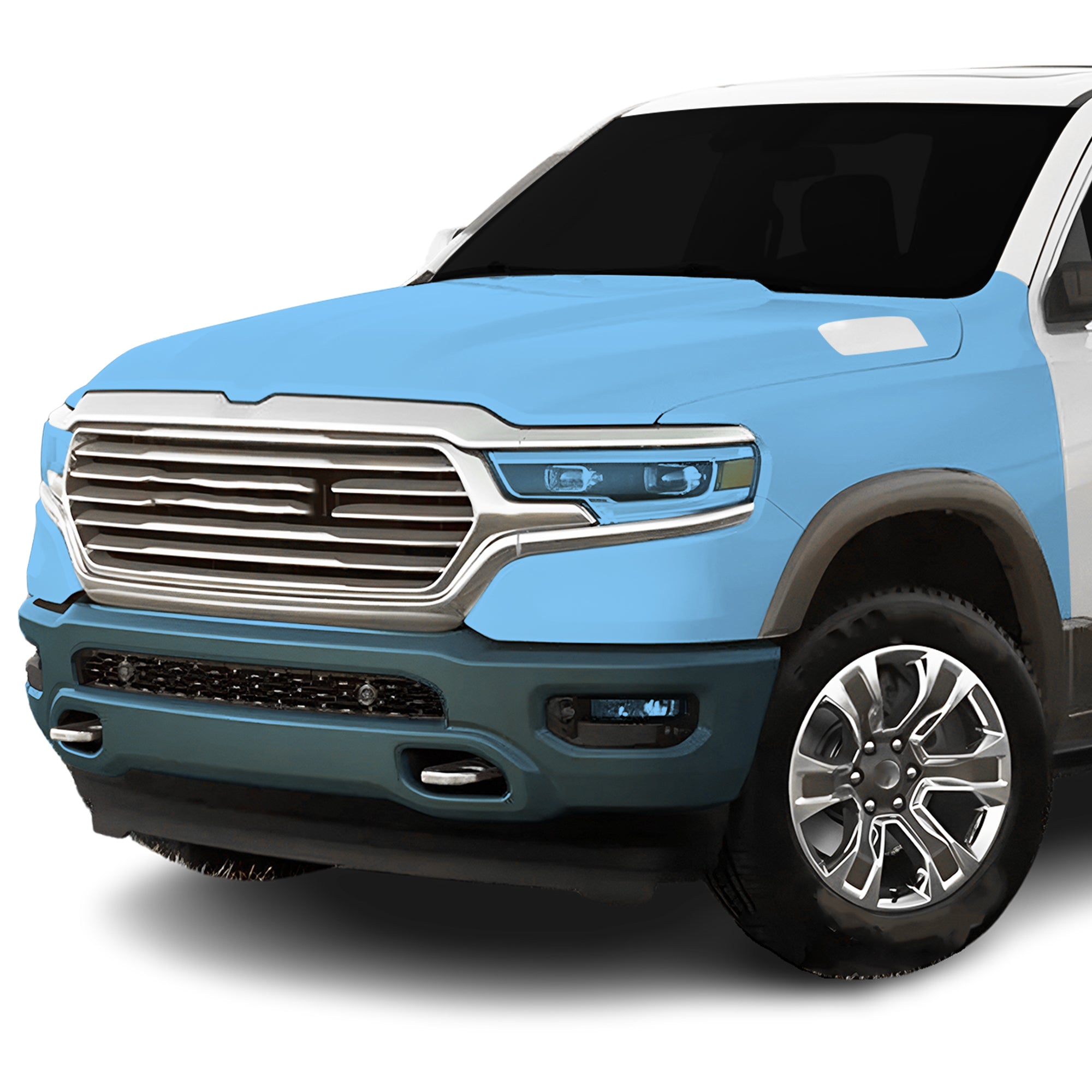 Fits Ram 1500 (Laramie & Limited Longhorn & Limited) 2019+ Precut Premium Paint Protection Film Clear Bra PPF Decal Film Kit Cover - Bogar Tech Designs