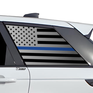 Buy thin-blue-line Quarter Window American Flag Vinyl Decal Stickers Fits Range Rover Sport 2018-2022