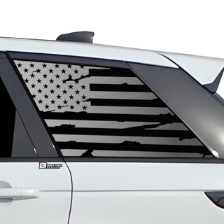 Quarter Window American Flag Vinyl Decal Stickers Fits Range Rover Sport 2018-2022