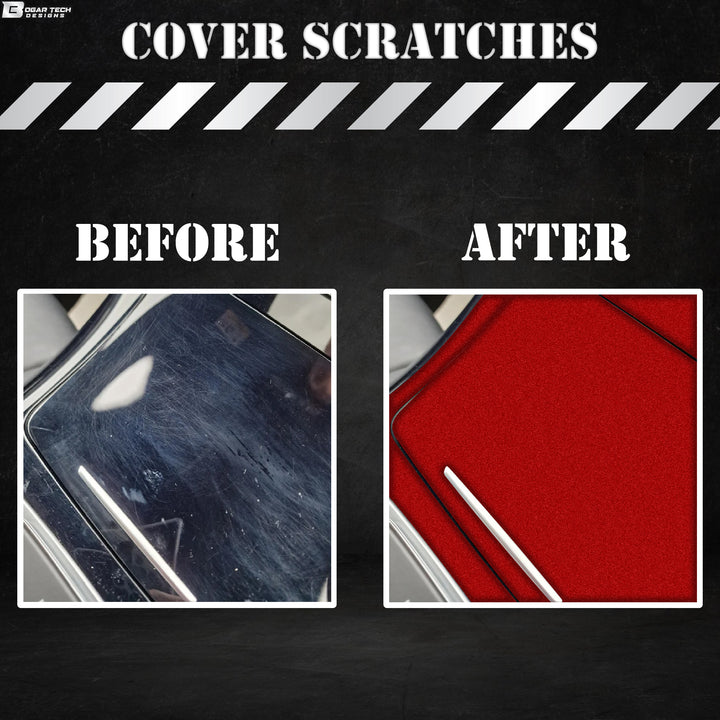 ShieldMe PREMIUM Velvet Fabric Upholstery Automotive Wrap Film Sheet For Dashboard Door Panel Trim Center Console Roof Headliner - Bogar Tech Designs