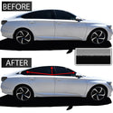 Vinyl Chrome Delete Wheel Side Window Trim Blackout Decal Stickers Overlay Film Fits Honda Accord Sedan 2018-2022