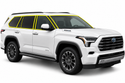 Toyota Sequoia 2023-2026 Blackout Chrome Delete Kit - Precut Gloss Black Vinyl Overlays