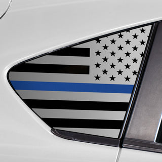 Buy thin-blue-line Quarter Window American Flag Vinyl Decal Stickers Fits Subaru Impreza Hatchback 2017-2023