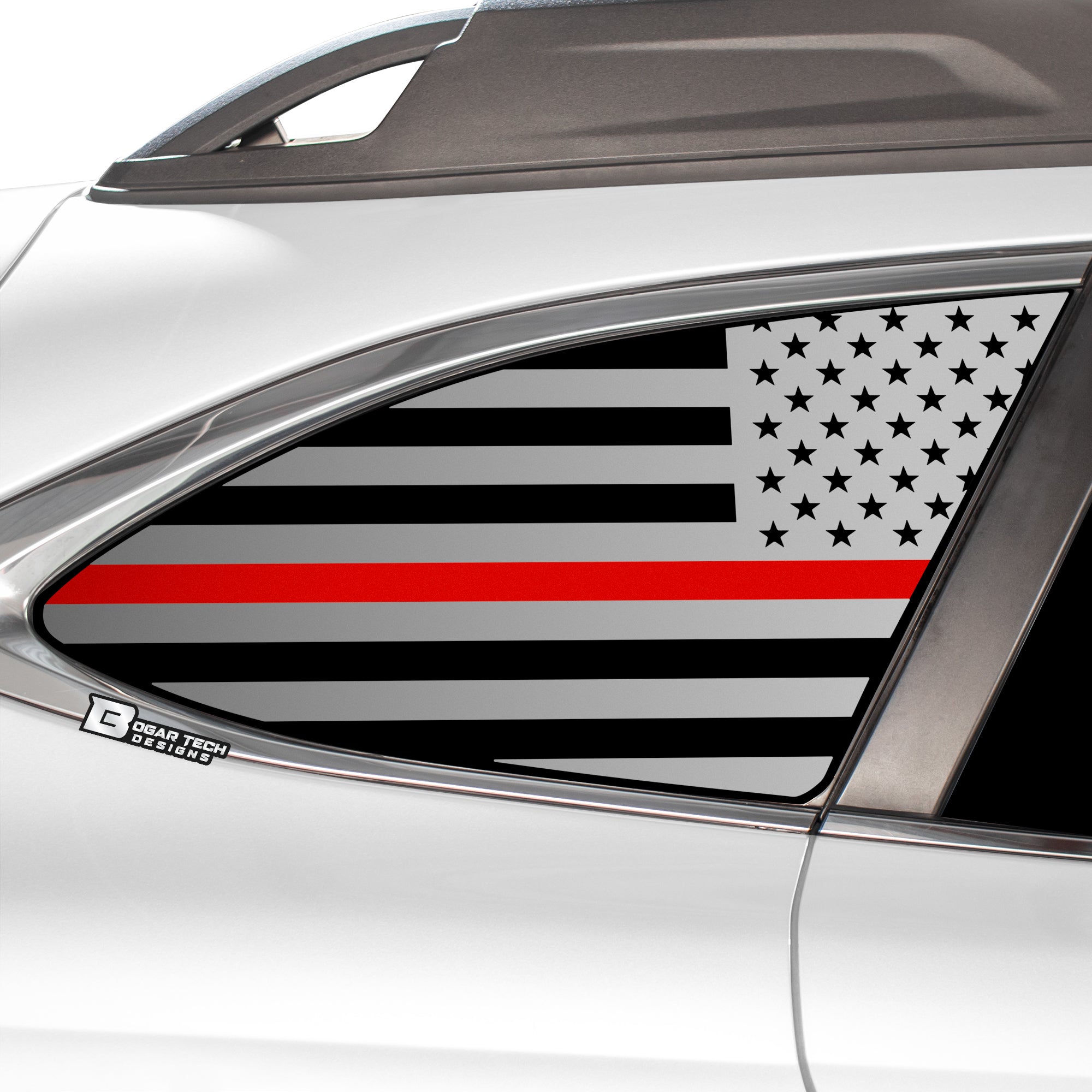 Quarter Window American Flag Vinyl Decal Stickers Fits Subaru Outback 2020 - 2025 - Bogar Tech Designs