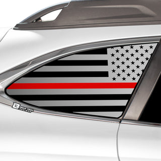 Buy thin-red-line Quarter Window American Flag Vinyl Decal Stickers Fits Subaru Outback 2020-2024