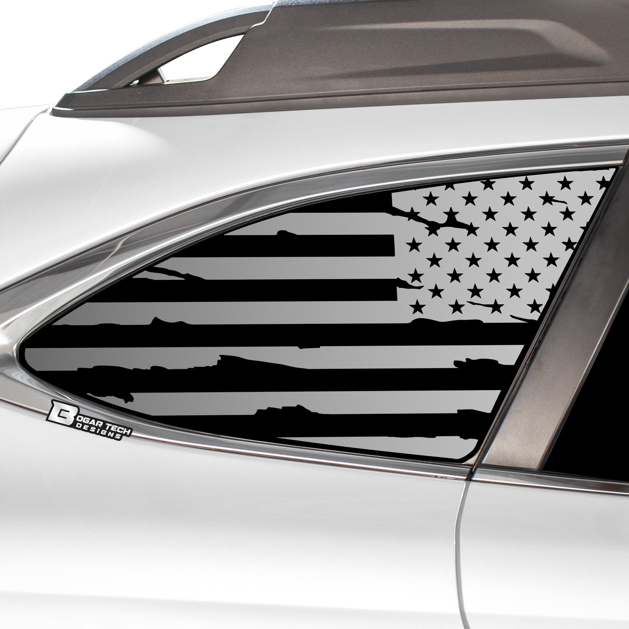 Quarter Window American Flag Vinyl Decal Stickers Fits Subaru Outback 2020 - 2025 - Bogar Tech Designs