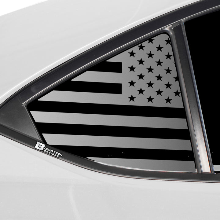 Quarter Window American Flag Vinyl Decal Stickers Fits Subaru WRX 2022 - 2025 - Bogar Tech Designs
