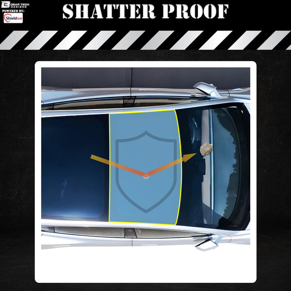 ShieldMe PREMIUM Automotive Sunroof Shatter Proof Protective Film UV Ray Protection Heat Rejection Panoramic Roof Roll Sheet